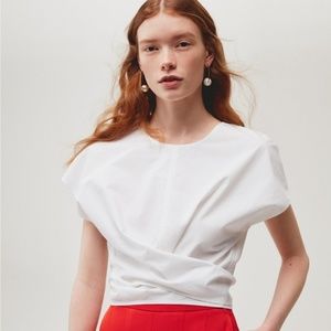 Aritzia Le Fou Wilfred Quain Blouse XXS White